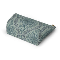 Mumbai Lace Accessory Pouch w T-bottom in Green
